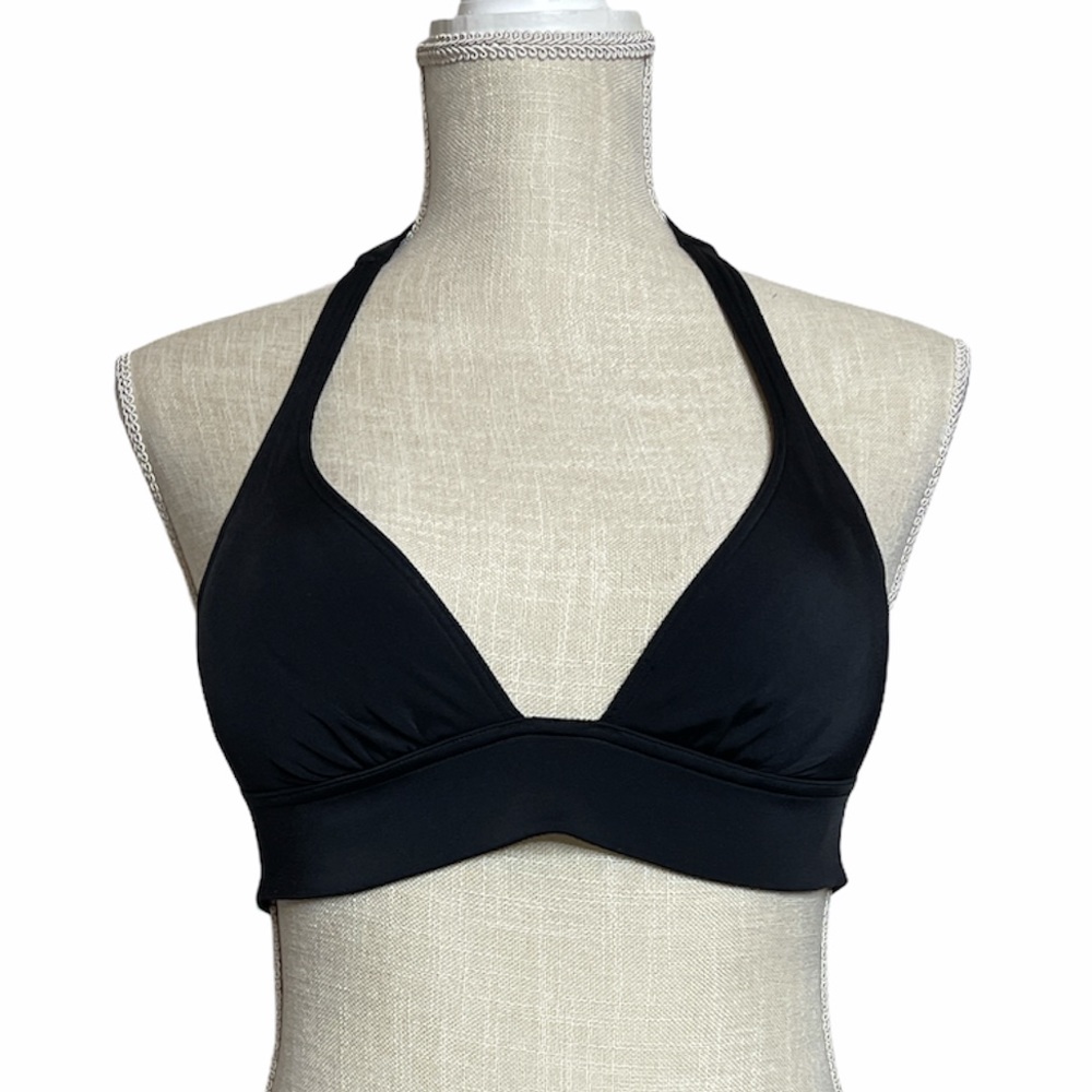 Victoria’s Secret Black Deep Plunge Bathing Suit